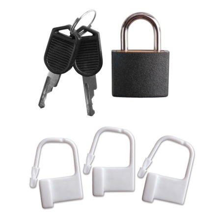Klatka na penisa FCR Extreme Silicone Cock Bloc – regulowany pierścień, metalowy zamek, długość 9,5 cm - 8