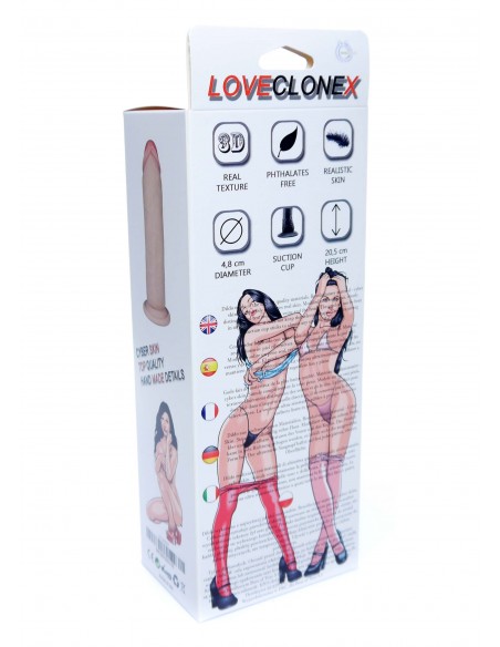 Dildo z Cyberskóry POTOS-LOVECLONEX 7" - Dilda z cyberskóry - 3