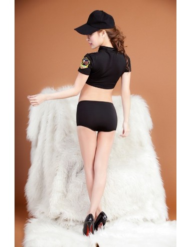 Role Play - Police Officer - one size - black TL83 - Kostiumy i przebrania erotyczne - 3