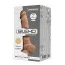 Dildo silikonowe Model 1 Caramel 17,7 cm - podwójna gęstość Silexpan i przyssawka - 1