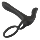 Wibrator dla par Couples Vibrator z podwójnym silnikiem, pierścieniem erekcyjnym i stymulatorem łechtaczki, długość 14 cm - 4