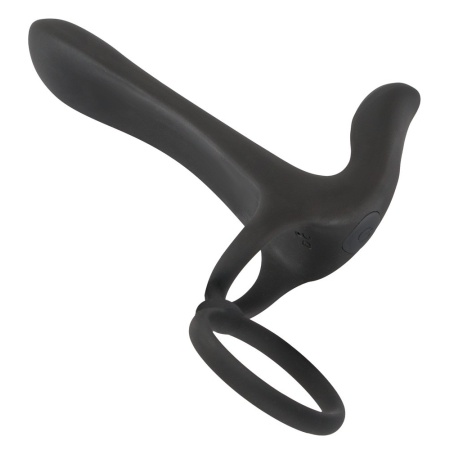 Wibrator dla par Couples Vibrator z podwójnym silnikiem, pierścieniem erekcyjnym i stymulatorem łechtaczki, długość 14 cm - 5