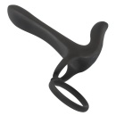 Wibrator dla par Couples Vibrator z podwójnym silnikiem, pierścieniem erekcyjnym i stymulatorem łechtaczki, długość 14 cm - 5