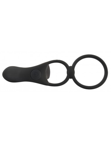 Black Velvets Couples Vibrator - Strap-ony, dilda na pasku z wibracją - 6