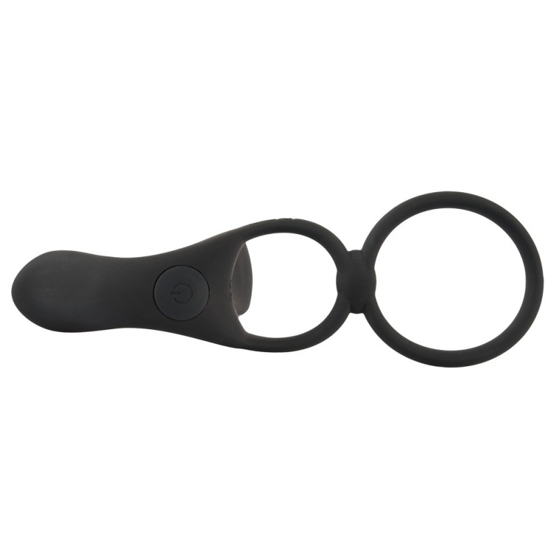Wibrator dla par Couples Vibrator z podwójnym silnikiem, pierścieniem erekcyjnym i stymulatorem łechtaczki, długość 14 cm - 6