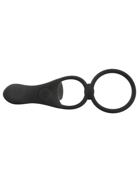 Black Velvets Couples Vibrator - Strap-ony, dilda na pasku z wibracją - 6