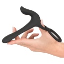 Wibrator dla par Couples Vibrator z podwójnym silnikiem, pierścieniem erekcyjnym i stymulatorem łechtaczki, długość 14 cm - 7