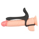 Wibrator dla par Couples Vibrator z podwójnym silnikiem, pierścieniem erekcyjnym i stymulatorem łechtaczki, długość 14 cm - 9