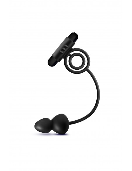 Anal Adventures Anal Plug With C-Ring - Kulki i korki analne wibrujące - 6