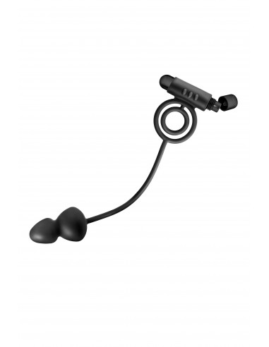 Anal Adventures Anal Plug With C-Ring - Kulki i korki analne wibrujące - 11