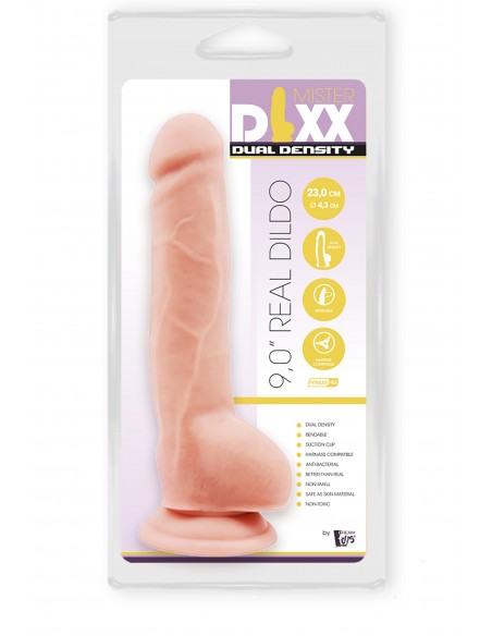 MR. DIXX 9INCH DUAL DENSITY DILDO - Dilda z cyberskóry - 6