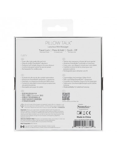 Uroczy Mini Wibrator Flirty Bullet Pink - Wibratory Mini - 9