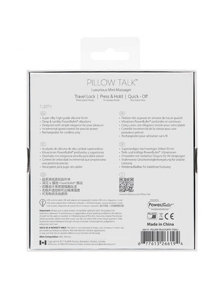 Uroczy Mini Wibrator Flirty Bullet Pink - Wibratory Mini - 9