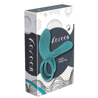 Wibrator dla par Couples Vibrator Ring z penetracją – 20 cm - 1 2