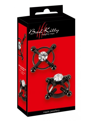 Bad Kitty Nipple Jewellery bla - Klamry i klipsy na sutki - 1