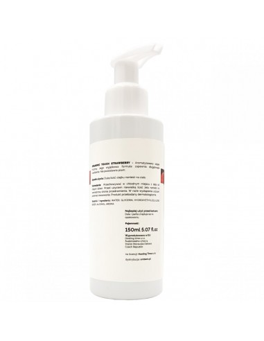 Orgasmic Touch Stawberry 150 ml - Olejki i żele do masażu - 5