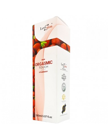Orgasmic Touch Stawberry 150 ml - Olejki i żele do masażu - 6