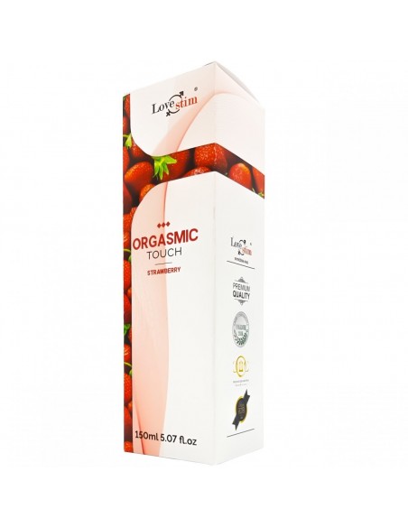 Orgasmic Touch Stawberry 150 ml - Olejki i żele do masażu - 6