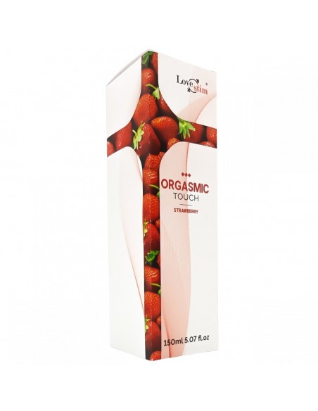 Orgasmic Touch Stawberry 150 ml - Olejki i żele do masażu - 7