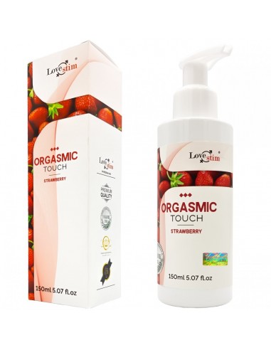 Orgasmic Touch Stawberry 150 ml - Olejki i żele do masażu - 8