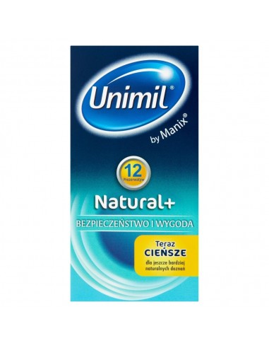 UNIMIL BOX 12 NATURAL+ - Prezerwatywy klasyczne - 2