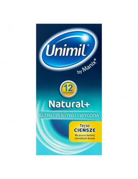 UNIMIL BOX 12 NATURAL+ - Prezerwatywy klasyczne - 2