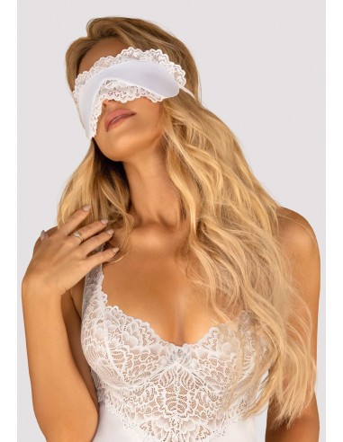 Maska na Oczy Erotyczna Amor Blanco Biała - Opaski i maski na oczy - 2