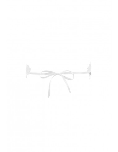 Maska na Oczy Erotyczna Amor Blanco Biała - Opaski i maski na oczy - 4