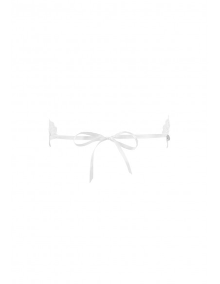 Maska na Oczy Erotyczna Amor Blanco Biała - Opaski i maski na oczy - 4