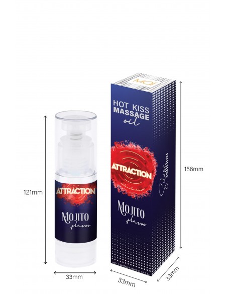 Massage Oil Attraction Mojito Balm 50 ml - Olejki i żele do masażu - 5