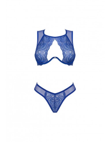 Giselia komplet 2-częściowy niebieski   XS/S - Komplety bielizny erotycznej - 5