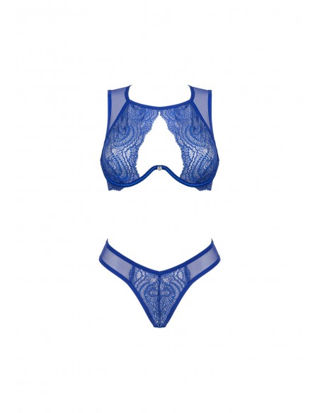 Giselia komplet 2-częściowy niebieski   XS/S - Komplety bielizny erotycznej - 5