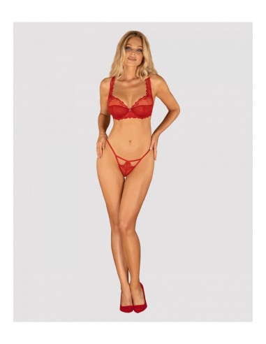 Lonesia komplet 2-częściowy czerwony  S/M - Komplety bielizny erotycznej - 3