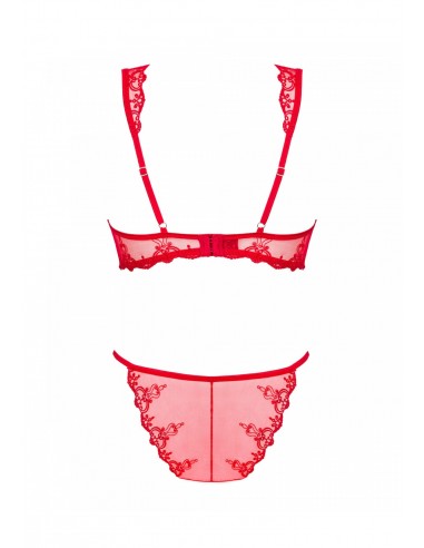 Lonesia komplet 2-częściowy czerwony  S/M - Komplety bielizny erotycznej - 6