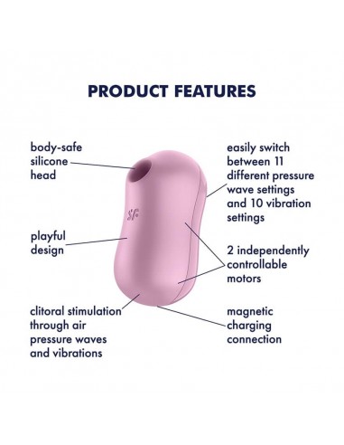 Stymulator-Cotton Candy (Lilac) - Wibratory Bezdotykowe - 3