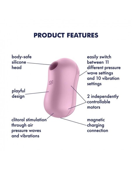 Stymulator-Cotton Candy (Lilac) - Wibratory Bezdotykowe - 3