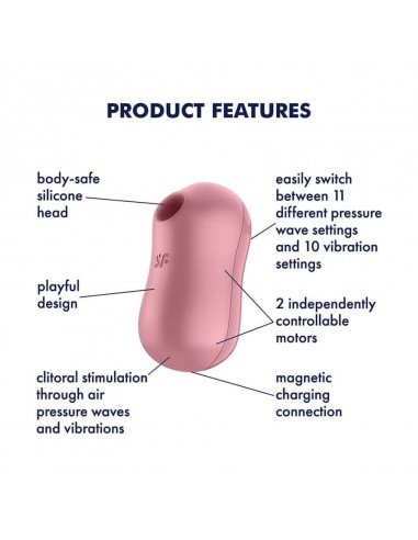Stymulator-Cotton Candy (Light Red) - Wibratory Bezdotykowe - 3