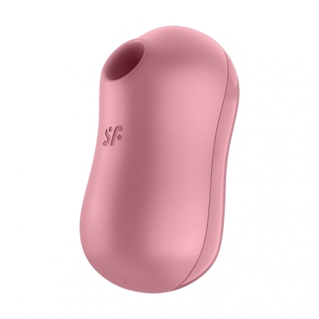 Stymulator łechtaczki Satisfyer Cotton Candy Light Red - fala powietrzna 11 trybów i 12 programów wibracji, 8,6 × 4,2 × 4,8 cm - 4