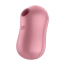 Stymulator łechtaczki Satisfyer Cotton Candy Light Red - fala powietrzna 11 trybów i 12 programów wibracji, 8,6 × 4,2 × 4,8 cm - 4