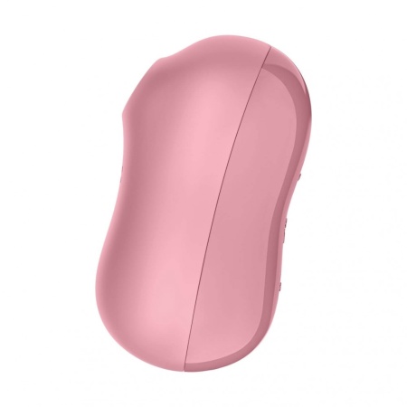 Stymulator łechtaczki Satisfyer Cotton Candy Light Red - fala powietrzna 11 trybów i 12 programów wibracji, 8,6 × 4,2 × 4,8 cm - 5