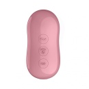 Stymulator łechtaczki Satisfyer Cotton Candy Light Red - fala powietrzna 11 trybów i 12 programów wibracji, 8,6 × 4,2 × 4,8 cm - 6