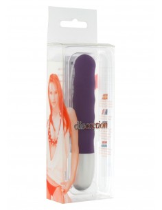 Wibrator-DISCRETION VIBE RIBBED PURPLE - Wibratory Klasyczne - 1
