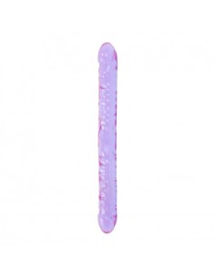 Podwójne Dildo DOUBLE DONG 18INCH JELLIES PURPLE - Dilda podwójne - 1