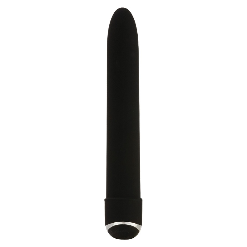 Wibrator Classic Chic Black – 15 cm, 7 funkcji wibracji - 1