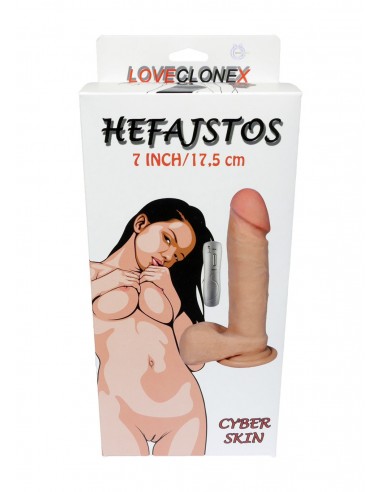 Realistyczny W Dotyku Wibrator Hefajstos-Loveclonex 7""""-Rotation - Wibratory Realistyczne - 3