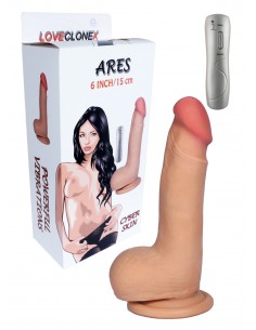 Realistyczny W Dotyku Wibrator Ares-Loveclonex 6""""-Vibration - Wibratory Realistyczne - 1