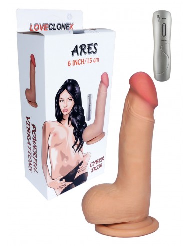Realistyczny W Dotyku Wibrator Ares-Loveclonex 6""""-Vibration - Wibratory Realistyczne - 1