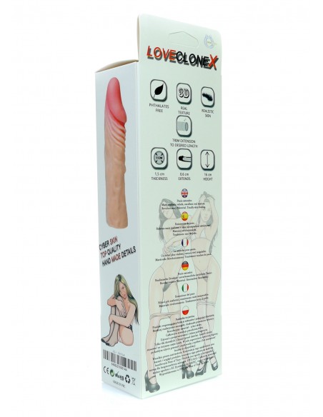 Stymulator-GLADIATOR-6,5"""" - Przedłużki i nakładki na penisa - 6