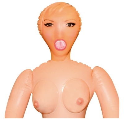 Lalka miłości Jezebel Ryding — nadmuchiwana, 3 kanały penetracyjne, PVC, 125 cm - 1 2