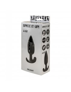 Korek Analny Anal Plug With Misplaced Center Of Gravity Spice It Up Delight Black - Małe Korki Analne - 1